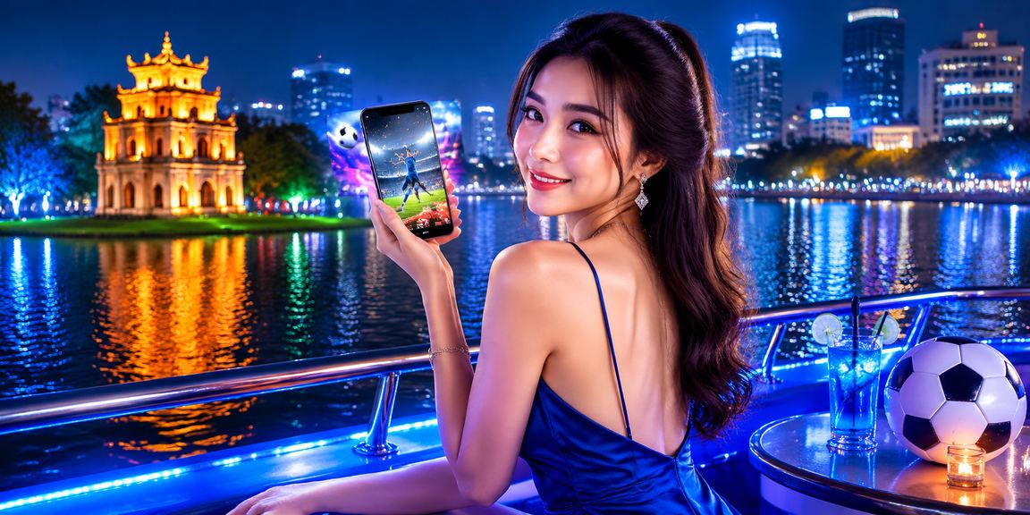 Người dùng Hà Nội xem phân tích kèo bóng đá trên điện thoại trước trận V.League cuối tuần